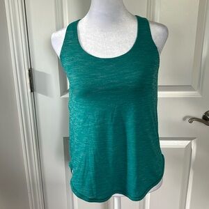 Lululemon Free To Be Serene Tank.  Color- Green & Black - Size 4.  Unique!